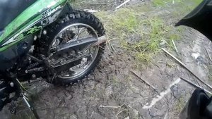 Покатуха на Stels 250 Enduro проверка резины (Петрошина Л-229 3.75-18)