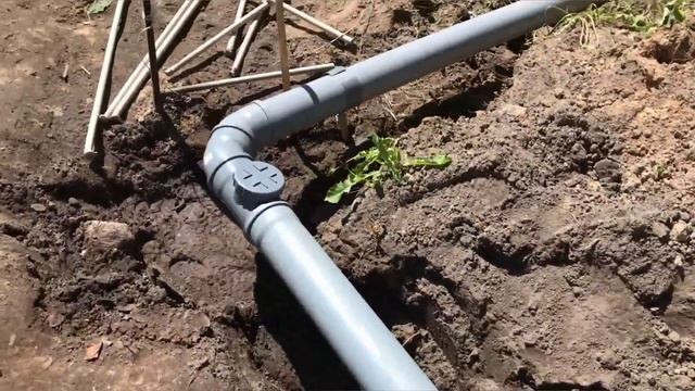Наружная канализация.  Точность уклона до 1 мм.