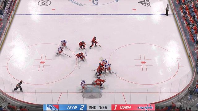 (Xbox series X) NHL 23 Gameplay Match 77 Rangers vs Capitals (4K Video)