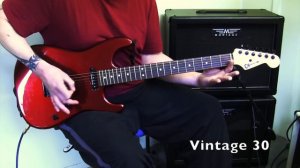 Celestion Vintage 30 vs Greenback