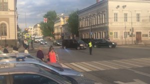 Кортеж Медведева Казань 25 мая