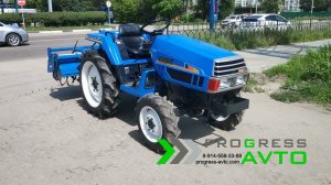 Обзор минитрактора с почвенной фрезой в комплекте. 4WD 3 цилиндра, 20 л.с. Новосибирск PROGRESS-AVTO