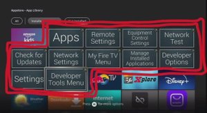 Ярлыки быстрого доступа к системным настройкам FireTv. Читаем описание.
