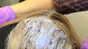 Шоколадный блонд от оллин 9.7/ красим??♀️