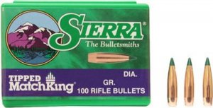 Пуля Sierra Tipped MatchKing .30 155 gr/10,1 грамм, TMK, арт.7755C,ВС-0,420