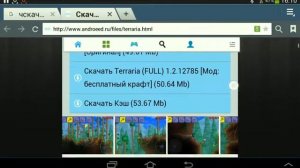КАК СКАЧАТЬ ТЕРРАРИЮ НА Android ПОЛНУЮ ВЕРСИЮ??? ОТВЕТ ТУТ!