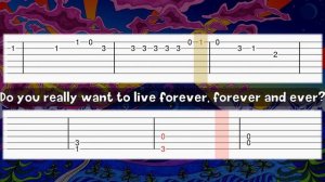 Alphaville - Forever Young - EASY Guitar tutorial (TAB) with Lyrics