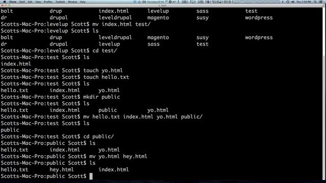 Command Line Basics #4 - Moving and Copying Files смотреть онлайн