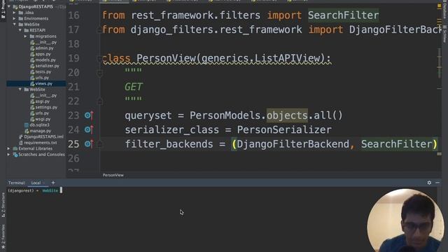Learning Django REST Framework for Beginner |Search Filter in  ListAPIView #11