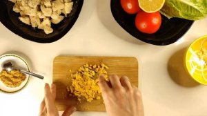 Тот самый салат Цезарь из ресторана! + Заправка для салата