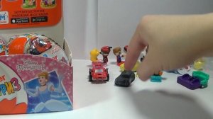 НОВИНКИ 2017 Принцессы ТАЧКИ 3 Семейка бегемотиков НОВОГОДНИЕ Unboxing Kinder Surprise