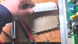 Цена опыта- "Белый дым" попали на IGBT модуль, но ремонт преобразователя частоты осилили. КИПлаб.РФ