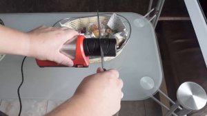 Профессиональная электрическая точилка для ножей Taidea T1031D. Часть 2.Тест
