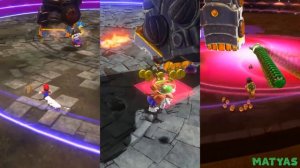 Super Mario Odyssey - Mario & Luigi & Bowser Fight 18 Broodals At Once (Comparison)