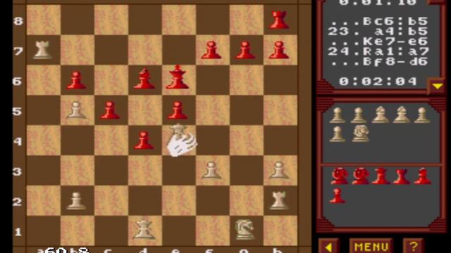 Chess (Sega Genesis) - Human vs Sega - 2D Board смотреть онлайн