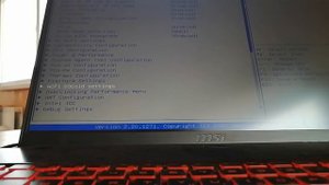 Инженерное меню на ноутбуке MSI, включаем TPM модуль для Windows 11