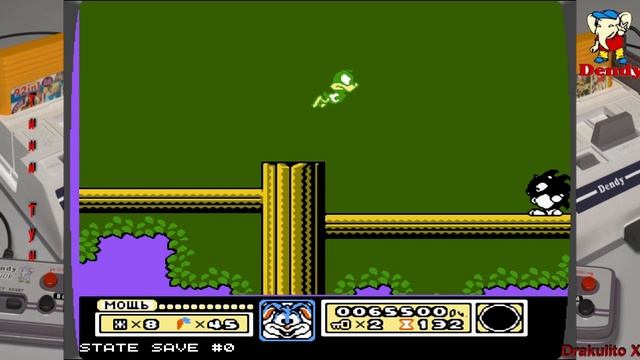 Тини тун/Tiny Toon Adventures(Денди/NES).Прохождение.Русская версия!!! смотреть онлайн