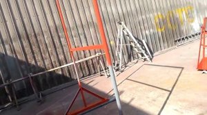 Безвоздушная покраска металлоконструкций с помощью окрасочного оборудования и краскопульта