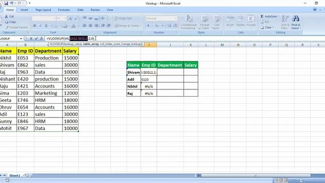 " Part 2 "HOW TO USE VLOOKUP FUNCTION ?? || MS EXCEL 2023|| ❤❤? смотреть онлайн