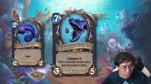 *Gulp* What a COLOSSAL Card! | Voyage to the Sunken City Review #7 | Hearthstone