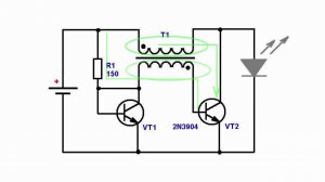 Простой преобразователь напряжения