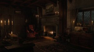 Звуки дождя и грозы   Потрескивающий камин   3 часа