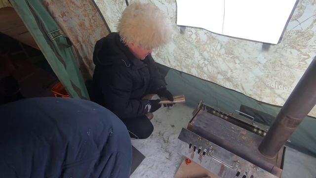 Зимняя баня Мобиба на р. Судогда. смотреть онлайн