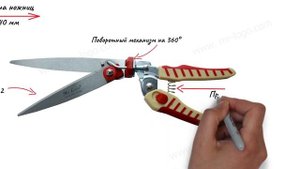 Ножницы поворотные Mr.Logo для травы Арт. 5801-TM