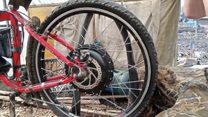 колесо электро велосипеда - сборка по заводскому