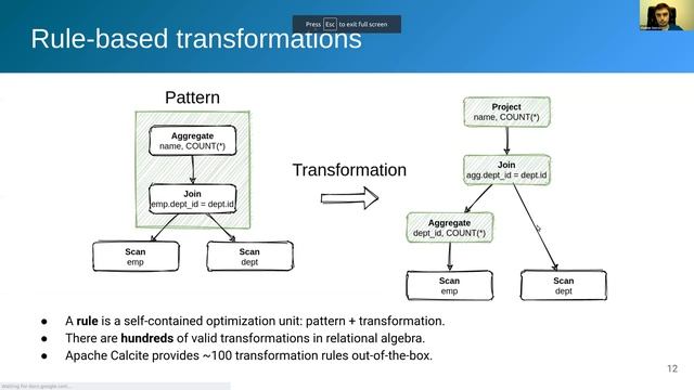 Building Modern SQL Query Optimizers with Apache Calcite смотреть онлайн