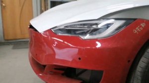 Tesla body repair. Кузовной ремонт tesla model S.