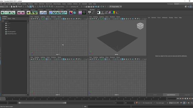 08 - Maya - Fixing Orthogonal Cameras Settings | Настройка ортографической камеры ENG