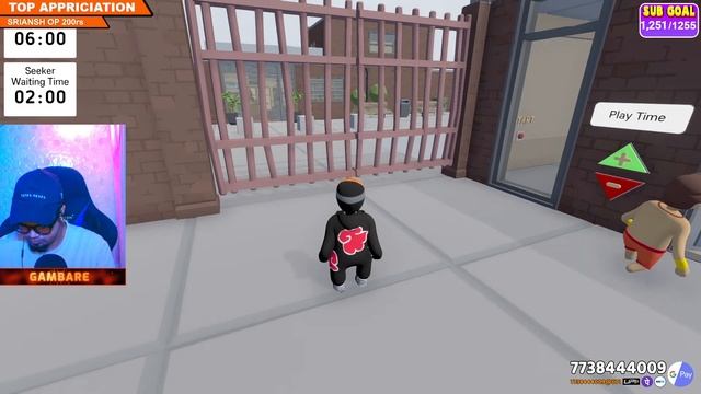 HUMAN FALL FLAT LIVE | HIDE & SEEK | FUN GAMEPLAY смотреть онлайн