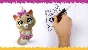 44 Котёнка | Как нарисовать Пилу [ЛЕГКИЙ УРОК]