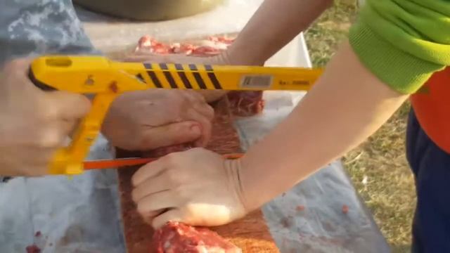 Фасовка и хранение дичи  Косуля