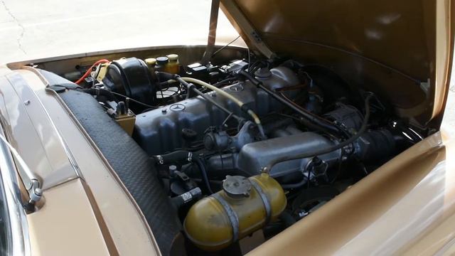 1971 Mercedes 280SL Running Engine