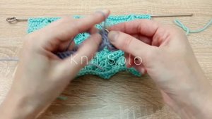 Ажурные Уголки. УЗОР для ПАЛАНТИНА. Вязание. Узоры спицами. Knit Solo