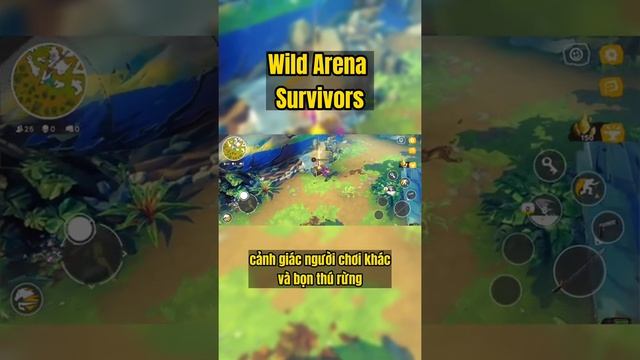 Game sinh tồn mobile mới Wild Arena Survivors | MRAIN #shorts