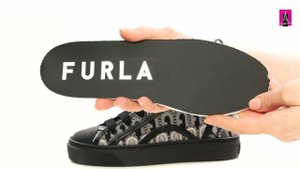 3940399 Видеообзор I Женские высокие кеды FURLA FURLA BINDING HIGH TOP S