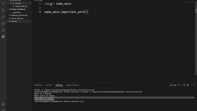 if name == "main" advance python topic. Advance Python topics with ease.