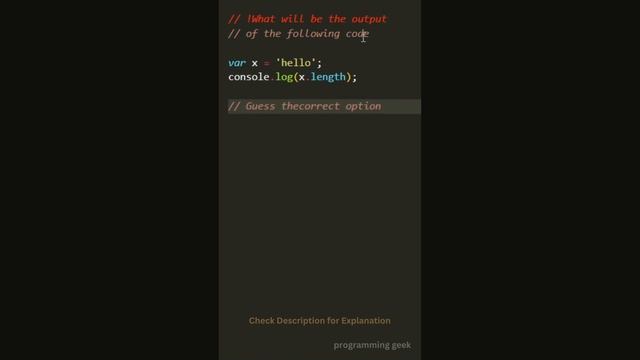 Javascript Quiz: How Well Do You Know  Length Property in JS #programming #javascript #coding #quiz