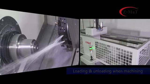 Z MaT Automation cnc machine SL6 R смотреть онлайн