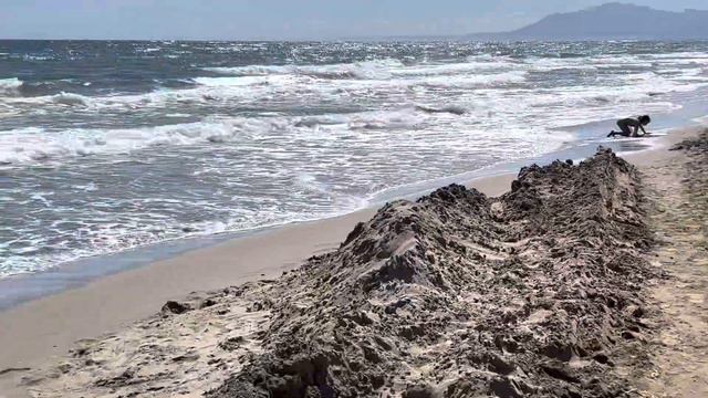 #Испания Коста-дель-Соль | Марбелья | Кабопино | пляж Лас-Канас 🏖 | прогулка по пляжу 🏖.