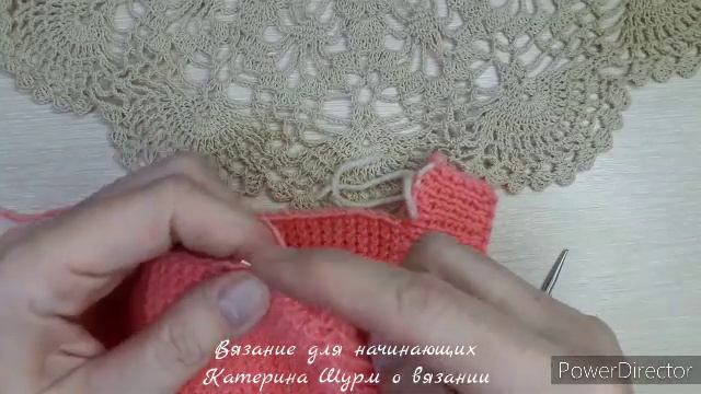 Шапочка - шлем детская спицами.Легко связать за 1 вечер.Начинающим.Мастер класс