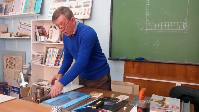 Часть лекции на курсе мастер отделочных работ