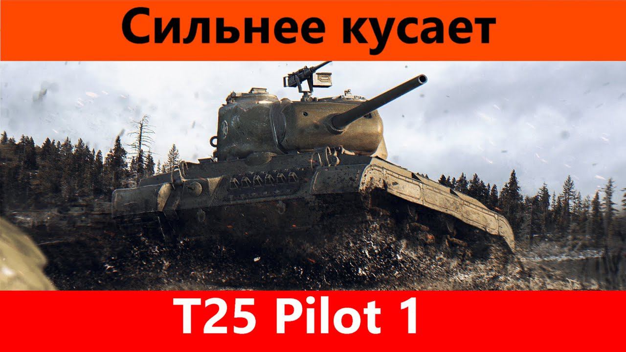 Обзор T25 Pilot 1 Его апнули, а он не изменился | Tanks Blitz