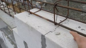 Монолитный пояс по газобетону своими руками.