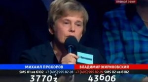 Еврей Жириновский опускает евреев на Поединке