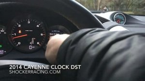 Porsche Cayenne Clock Daylight Savings Time (DST)