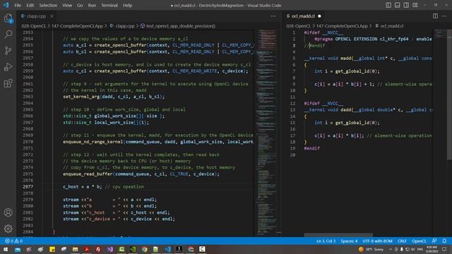 028-(SETUP)OpenCL 1, OpenCL Offline Compiler ocloc, OpenCL device, OpenCL Double-Precision with CUD смотреть онлайн